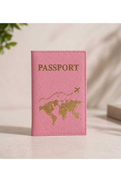 Silpus Passport Cover Wallet Single Pink