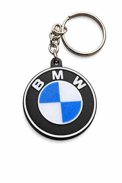 OEM سلسلة مفاتيح بشعار BMW بتصميم بسيط - إكسسوار سيارات معدني فاخر