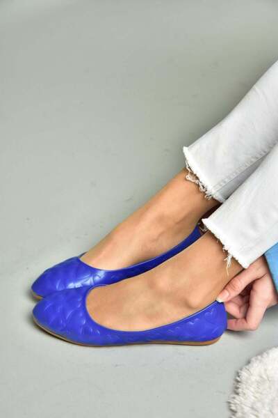 Fox Shoes S314020209 Damskie baleriny Saks Blue