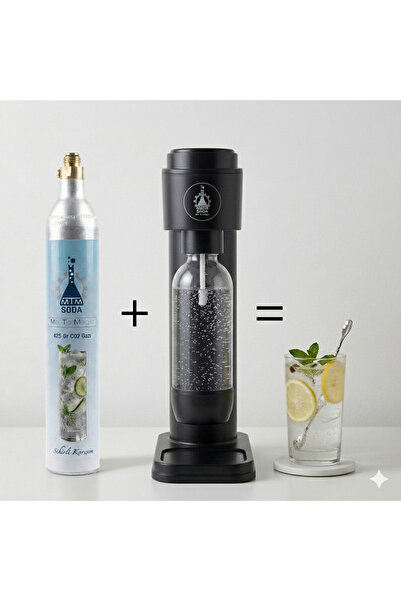 MTM SİYAH SODA MAKİNASI (TÜPLÜ)