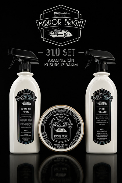 Meguiars Mirror Bright Özel Oto Bakım Seti Serisi