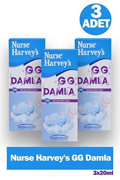 Nurse Harvey's GG Damla 20 ml 3 Adet