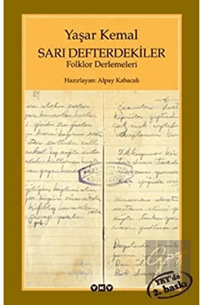 Yapı Kredi Yayınları Sarı Defterdekiler