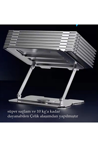 Reidan Çelik 360 Model Katlanır Tablet Stand Katlanabilir Metal Tablet Tutucu Standı Tablet ve Telefon