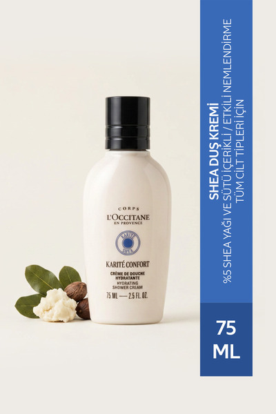 L'Occitane Shea Duş Kremi, Shea Yağı ve Sütü İçeren Nemlendirici ve Besleyici...