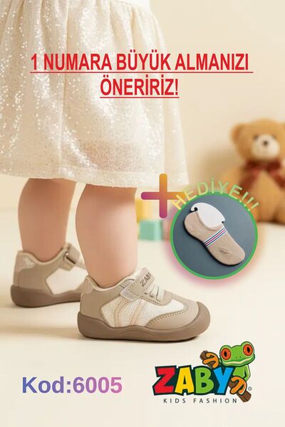 zaby Maksimum Hava Alabilen: Cırt Cırtlı ve Kaymaz Tabanlı İlk Adım Ayakkabıs...