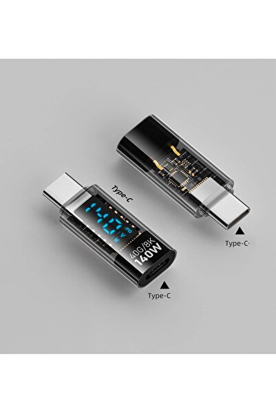 silabor Type-C U Shape Elbow Adapter Pd140W Digital Display 40Gbps Thunderbol...