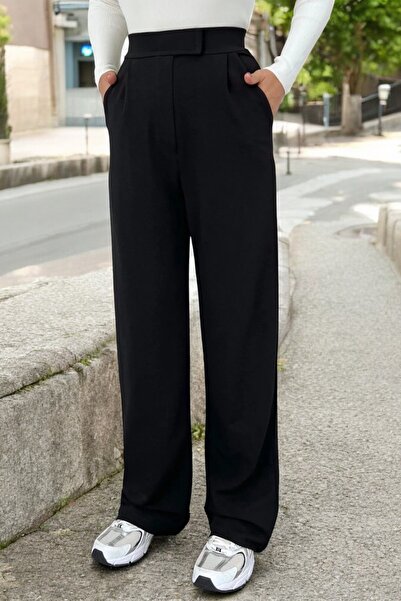 HAKKE PANTALONI creponați cu velcro