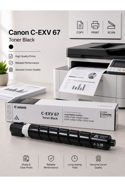 Canon Toner Cartridge 5746C002AA - C-EXV67 | Black