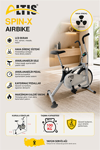 ALTIS SPINX AIR BIKE KONDİSYON HAVA BİSİKLETİ