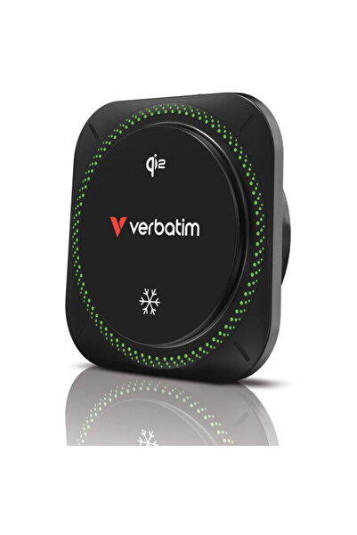 Verbatim Qi2 RGB 71.7x71.7x45mm 15W Negru