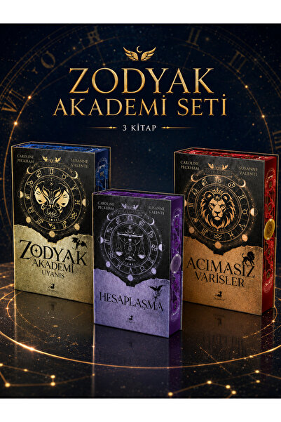 Olimpos Yayınları 3 KİTAP SET CİLTLİ - YAN BOYAMALI / Zodyak Akademi Serisi -...