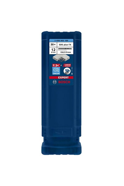 Bosch Burghiu cu ciocan SDS-plus-7X, 12 x 150 x 215 mm, 30 buc.