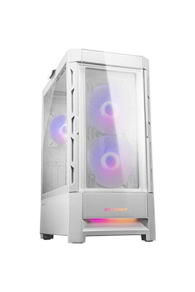 Cougar Duoface RGB White, Middle Tower, Fara sursa, ATX, ATX extins (e-ATX), ...