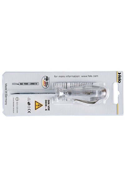 FELO Surubelnita tester retea VDE 0680, 70mm, 150 - 250V AC