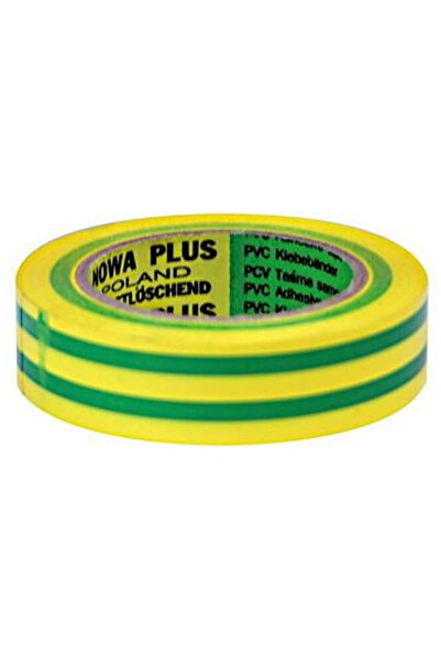 Polonia BANDA IZOLATOARE ATESTATA 19X0.15MM / 20M VERDE-GALBEN