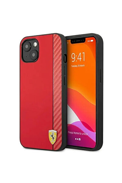 Ferrari FESAXHCP13SRE iPhone 13 mini 5.4 "   carcasă rigidă roșie On Tra...