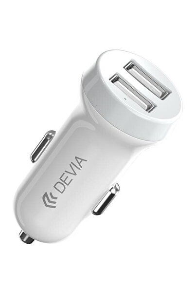 Devia Serie Smart compatibilă cu Lightning 2x USB 5V / 3.1A 15.5W Alb