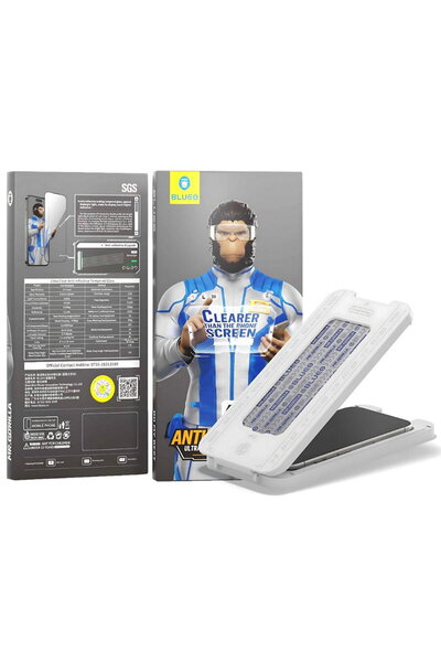 Other Folie pentru iPhone 15 Pro cu Aplicator Pro - Blueo Anti-Reflective HD ...