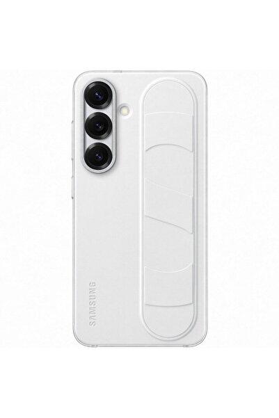 Samsung Husă cu suport vertical pentru Galaxy S25, Alb