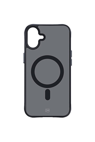 3MK MagSafe калъф за Apple iPhone 16 Plus, 3MK, Smoke MagCase, Черен