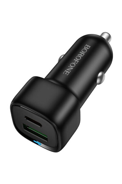 Borofone USB-A + USB-C PD 38W Negru