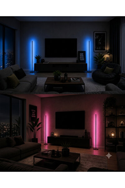 neeko Sondra Sese Ve Müziğe Duyarlı - Kumandalı Oda Aydınlatma Sistemi Full Rgb - Kumandalı 120 Cm