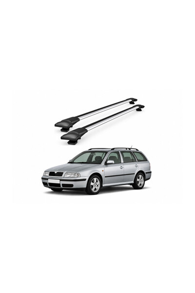 ART Bare portbagaj transversale auto aluminiu compatibile Skoda Octavia I (1U...
