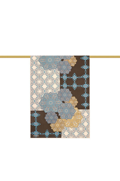 Bursa İpek Kanyon Müsenna Patterned Crepe Silk Shawl