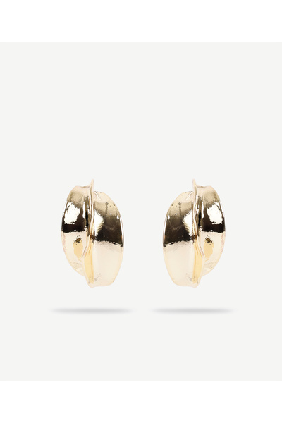 Yargıcı Asymmetrical Shaped Amorphous Earrings