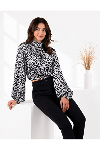 MQ Women's leopard print crop top