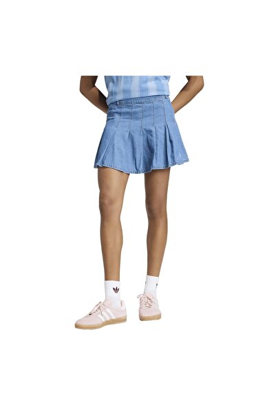 adidas Kd5523-K Denim Skirt Women's Dress - Skirt Blue