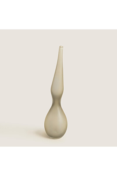 Chakra Yara Curved Glass Vase Set Gray 39 cm Natural