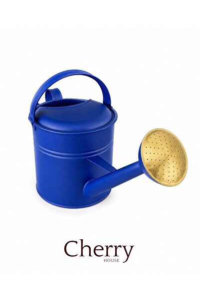 Cherryhouse Metal Sulama Kabı 6,5 lt Mavi (Pirinç başlıklı)