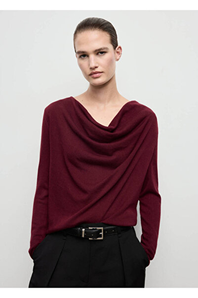 MANGO Woman Pulover cu guler Degaje