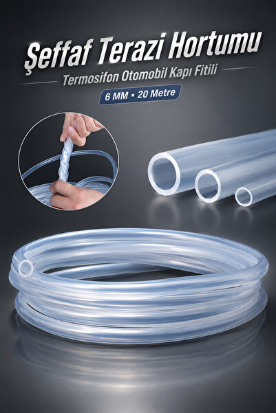 Transparent Scale Hose Inner Diameter 6 mm Thermosiphon Automobile Door Wick 20 Meters