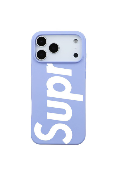 Casen iPhone 17 Pro Lila Lansman Sup Tasarımlı Renkli Silikon Kılıfı