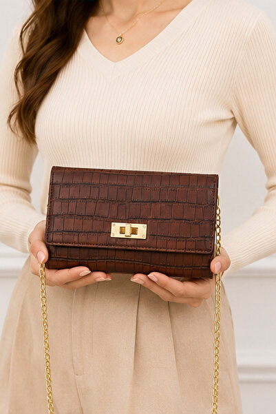 ETEN Ladies Clutch Bag BSCLWW-203, Brown