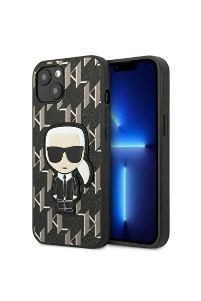 Karl Lagerfeld KLHCP13SPMNIKBK iPhone 13 mini 5.4 "   Carcasă rigidă neg...
