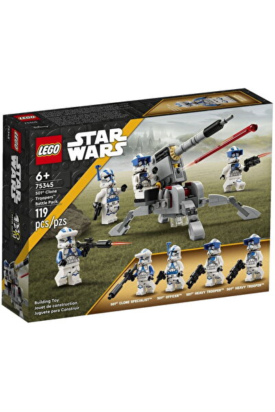 LEGO Star Wars - Pachet de lupta Clone Troopersв„ў divizia 501 75345, 119 piese