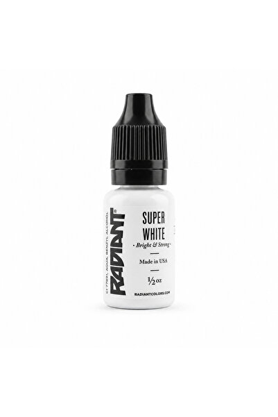 Radiant Colors Super White Beyaz Dövme Boyası 1/2oz - 15ml