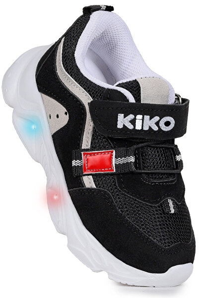 Kiko Kids Denfor Cırtlı Işıklı Faylon Taban Erkek Bebek/Çocuk Spor Ayakkabı