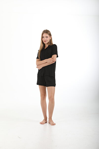 Coral Wears Aster Shirt Collar Shorts Set