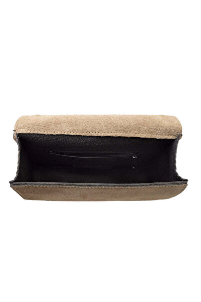 TORO NERO Geantă mică de damă Dalia din piele naturală, culoare crem
