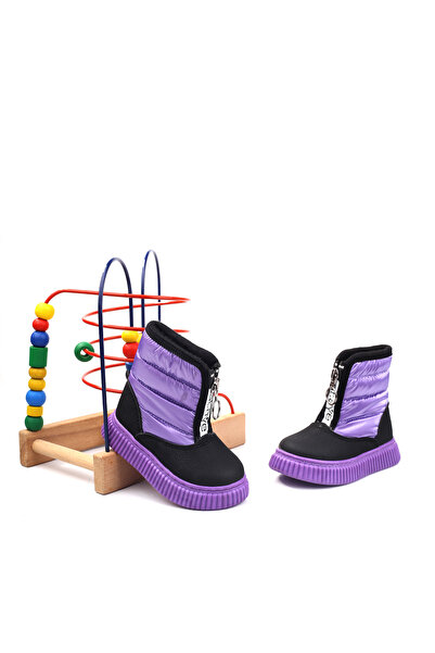 Walkenzo Arzn-3395 Ghete pentru fetiță cu talpă anti-alunecare cu velcro