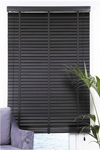 Y&S YS PERDE TASARIM Wooden Blinds %100 Doğal Ahşap Jaluzi Perde 50mm,Alüminy...