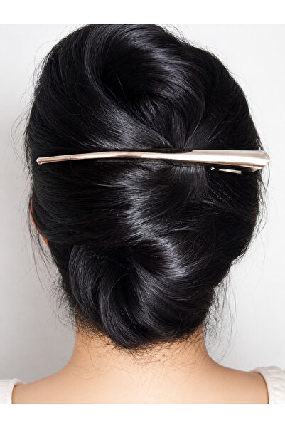JUST WOMAN Women's Hair Clip Clamp Retro Bun Clip 2 Pieces