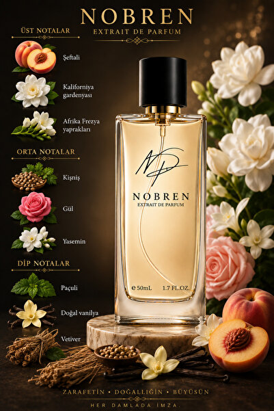 NOBREN Kadın Parfüm 50 ml G2 – Yoğun Kalıcı Enerjik Çiçeksi Koku, Rush Koku M...