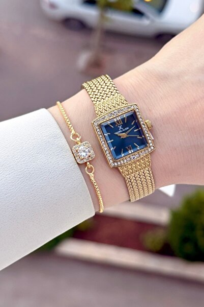 Daniel Klein Dial Blue Strap Gold Color Same as in the Image 20.5 mm Women's ...