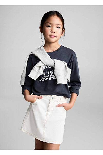 MANGO Kids Fusta mini din denim